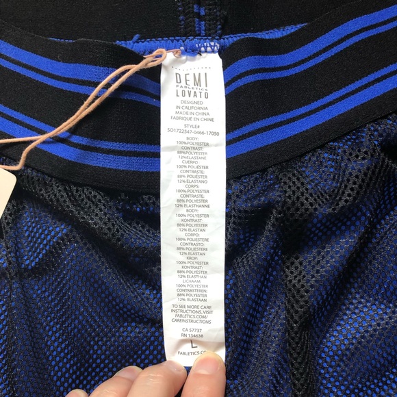 Fabletics Demi Lovato Mesh Shorts - Picture 8 of 8